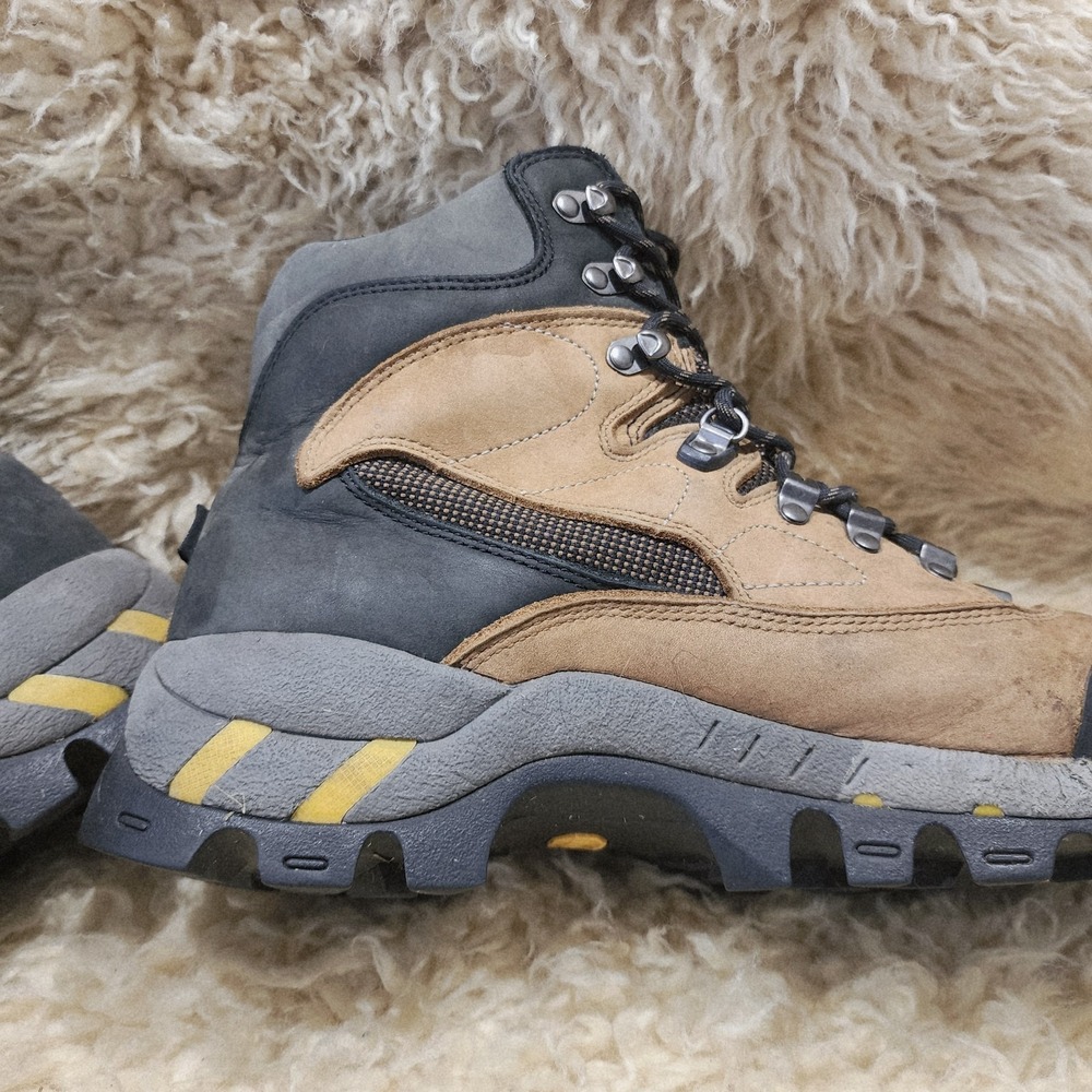 Vasque Gore-Tex Vibram Hiking Boots Men's 12 Wide Brown Leather Trail Backpackin - Picture 7 of 11